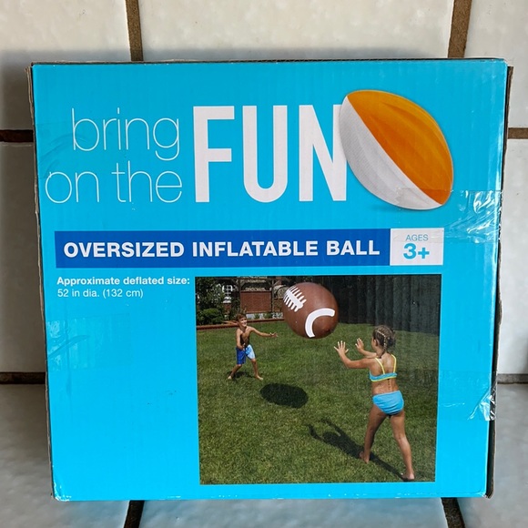 Oversized Inflatable Football NIB - Picture 1 of 3